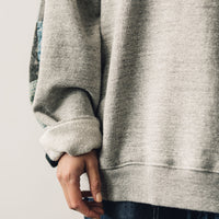 Kapital Quilted Big Sweat, Grey