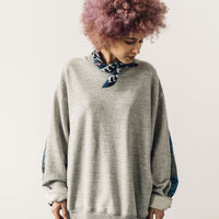 Kapital Quilted Big Sweat, Grey