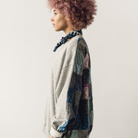 Kapital Quilted Big Sweat, Grey