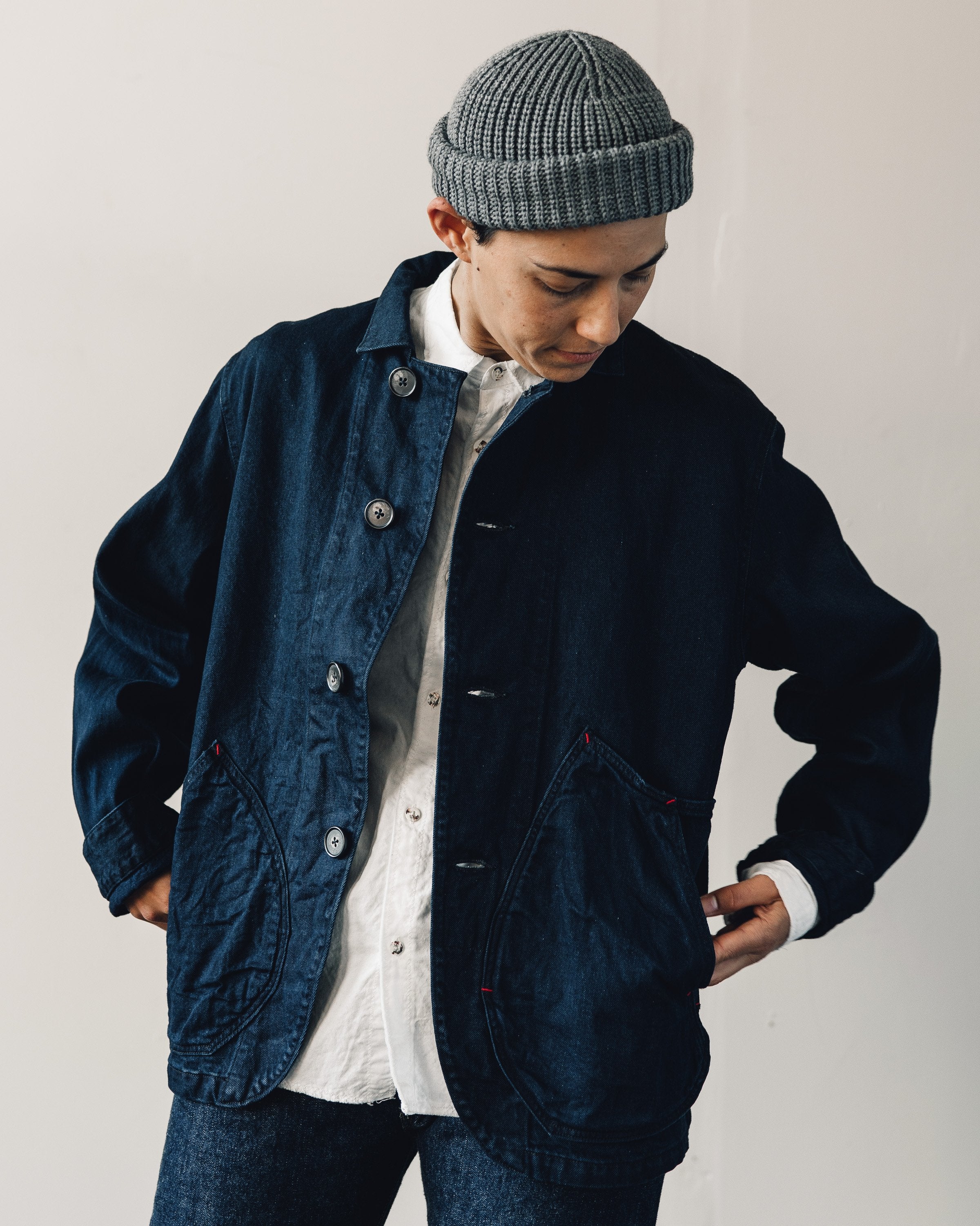 ジャケット・アウター KAPITAL RINGOMAN COVERALL INDIGO DENIM Kapital Unisex Ringoman Coverall, Indigo – Glasswing