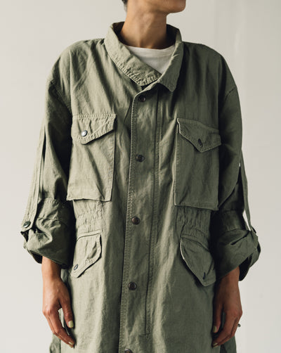 Kapital Ripstop Field Coat, Khaki