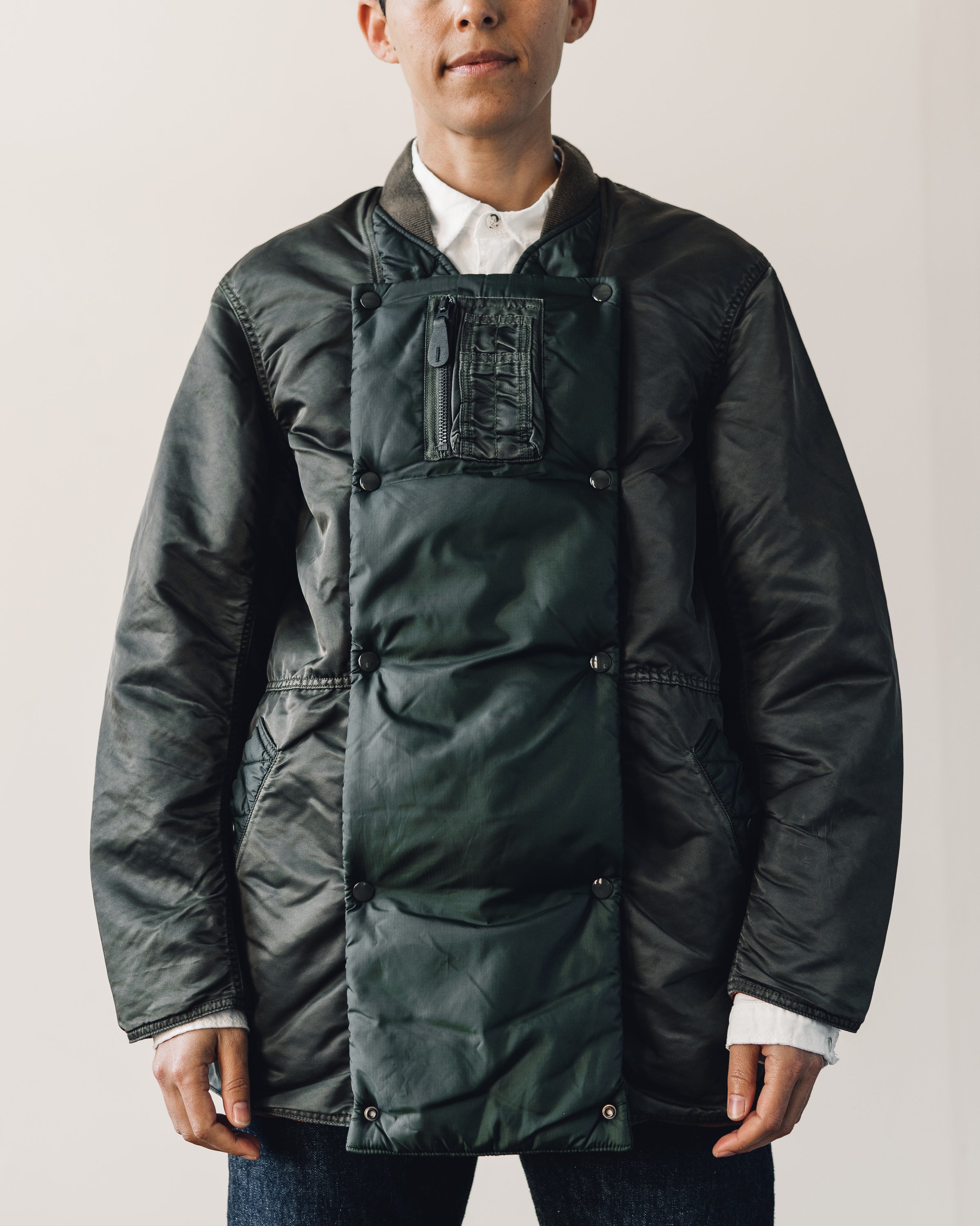 Kapital Nylon Sha-Ka Jacket, Khaki | Glasswing