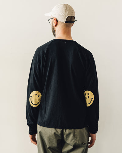 Kapital Smilie Patch Chef Sleeve Tee