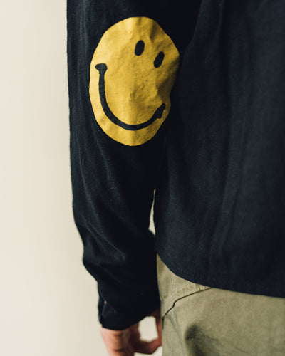 Kapital Smilie Patch Chef Sleeve Tee