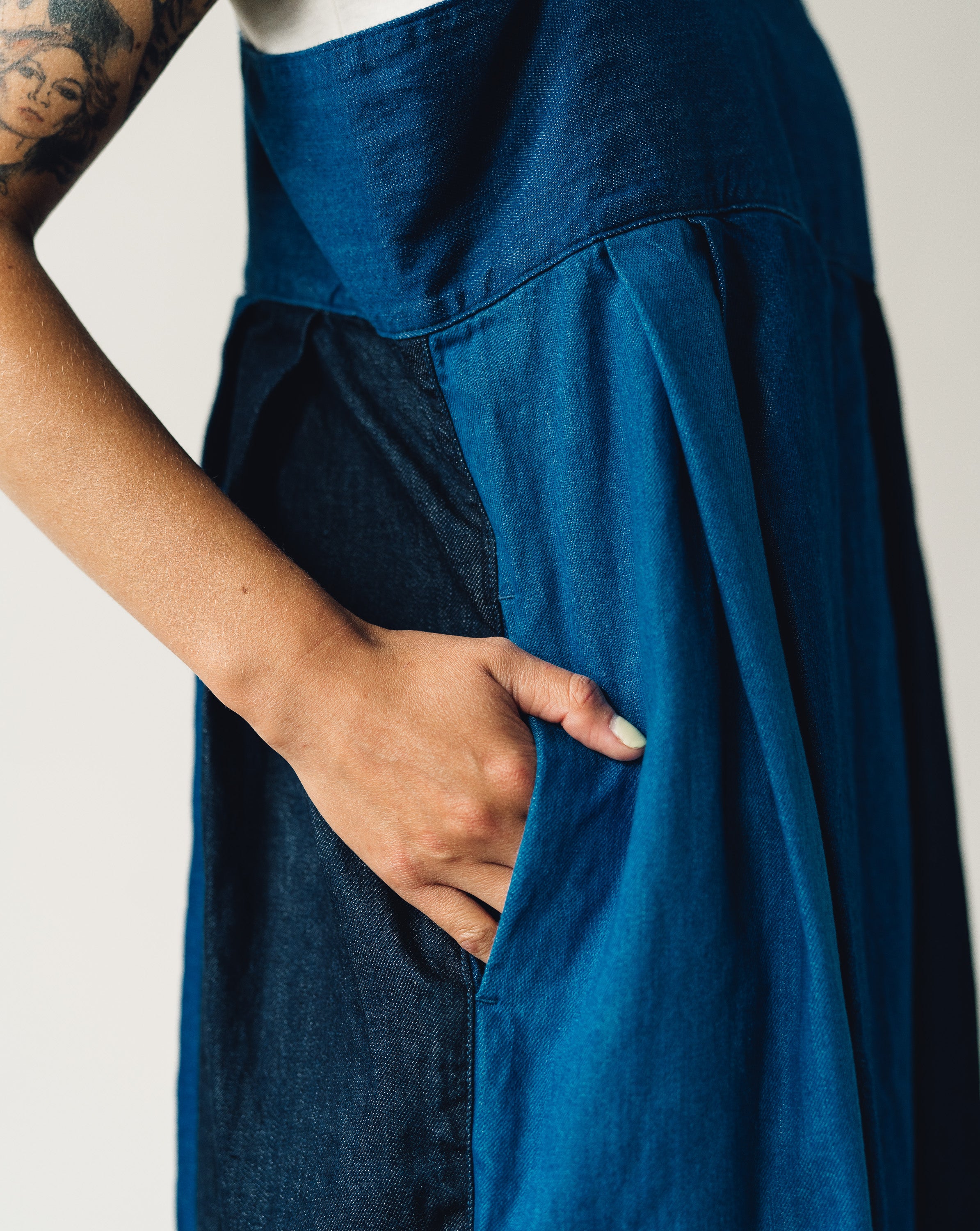 【惜譲3】COMOLI carpenter's indigo blue 10oz Denim Wide Carpenter Pants in Indigo – Blue Owl Workshop