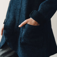 Kapital Tyrol Wool Nomad Jacket, Navy