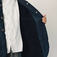 Kapital Tyrol Wool Nomad Jacket, Navy