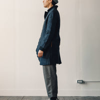 Kapital Tyrol Wool Nomad Jacket, Navy