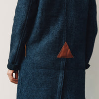 Kapital Tyrol Wool Nomad Jacket, Navy