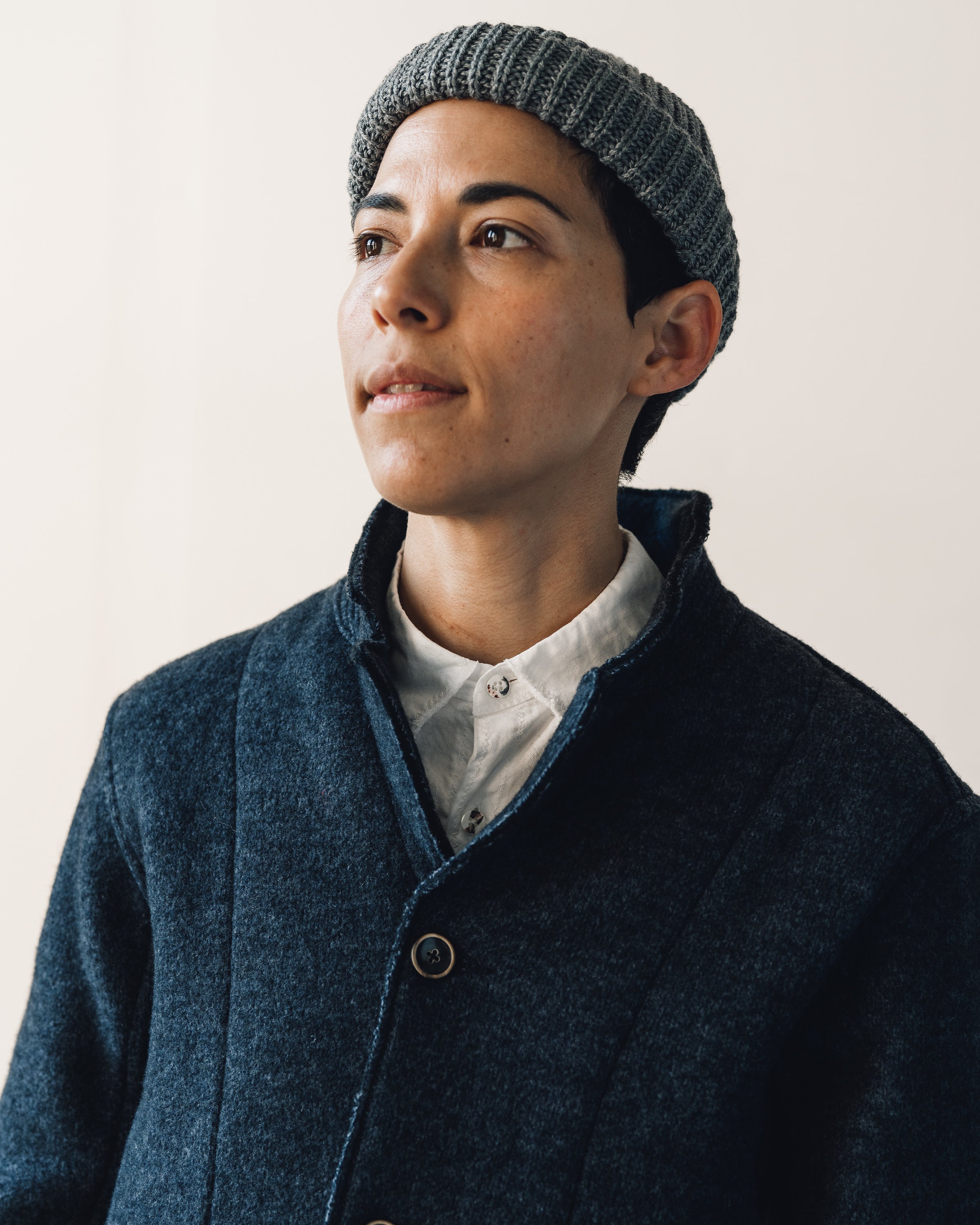 Kapital Tyrol Wool Nomad Jacket, Navy – Glasswing