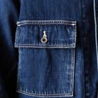 Kapital 12oz Denim Cactus Coverall, Indigo (Dark)