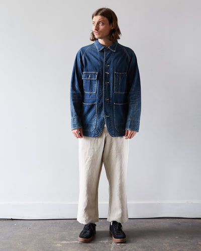 Kapital 12oz Denim Cactus Coverall, Indigo (Dark)