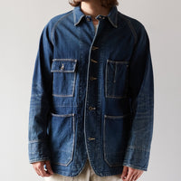 Kapital 12oz Denim Cactus Coverall, Indigo (Dark)