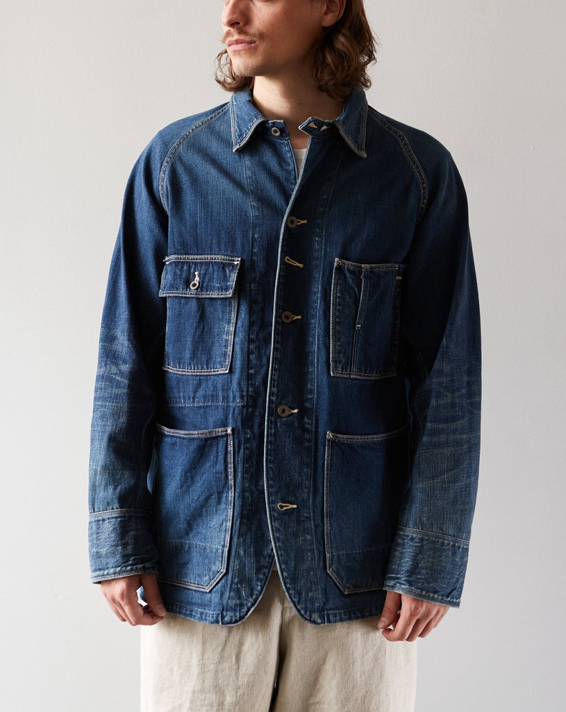 Kapital 12oz Denim Cactus Coverall, Indigo (Dark) | Glasswing