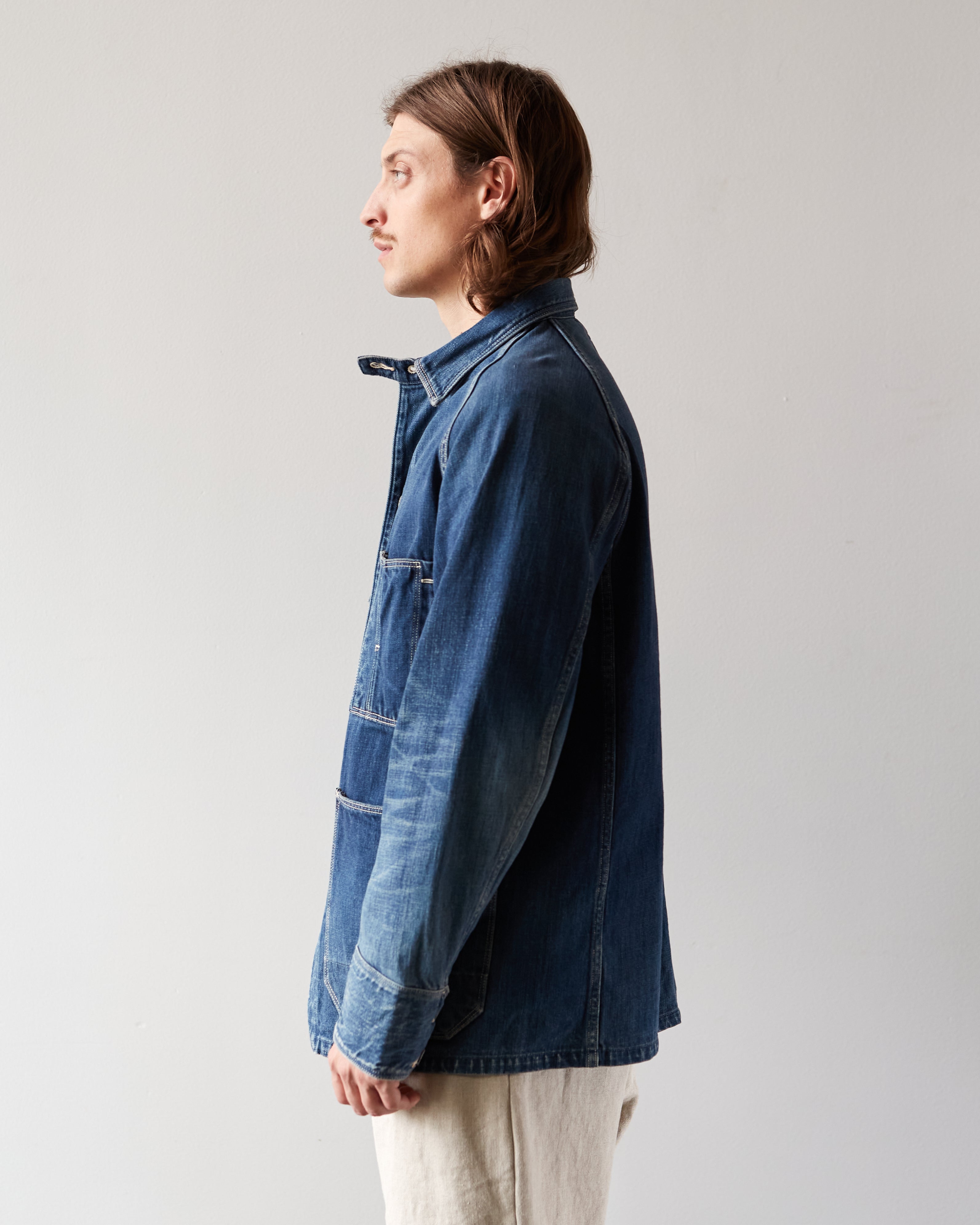 Kapital 12oz Denim Cactus Coverall, Indigo (Dark) – Glasswing