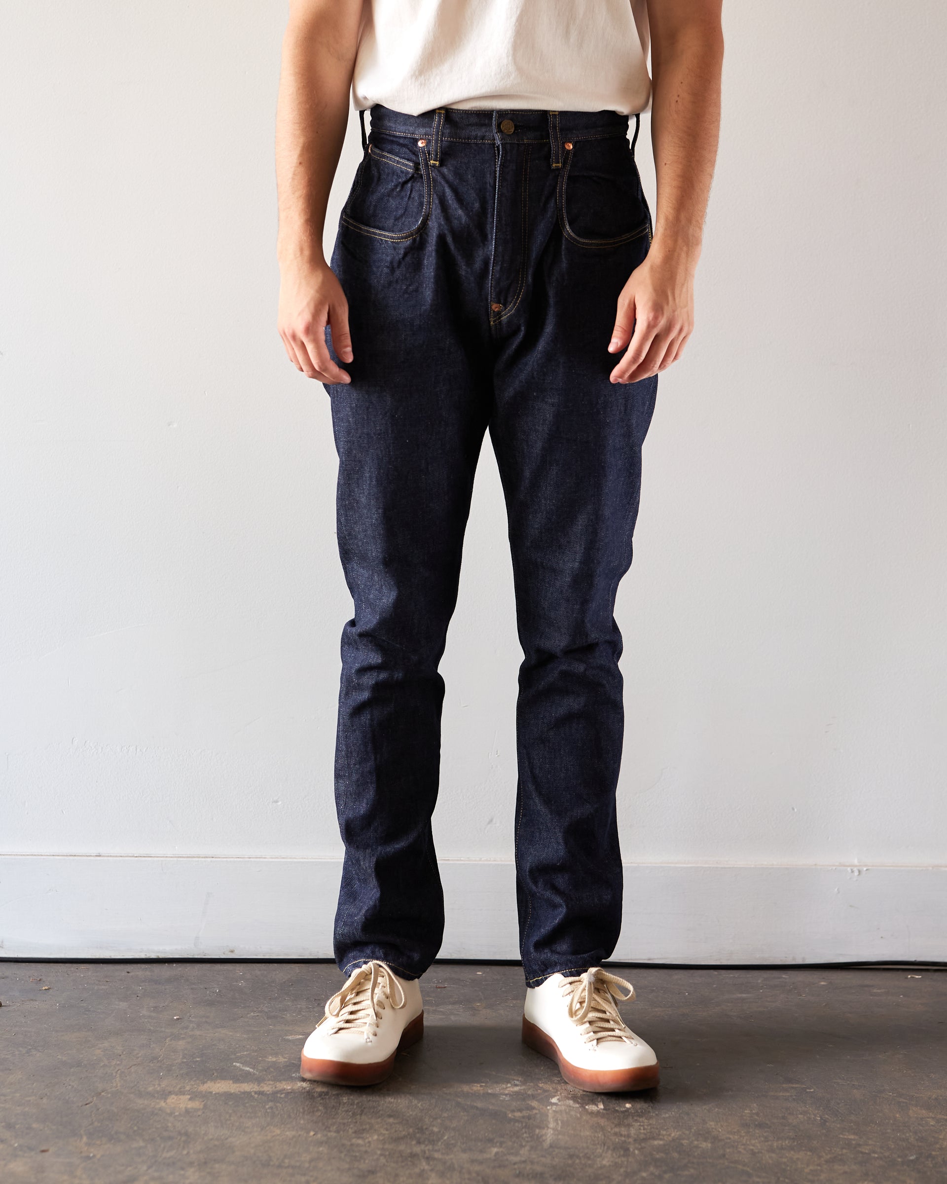 Kapital 14oz Denim Ringoman Pants, One Wash – Glasswing