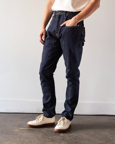 Kapital 14oz Denim Ringoman Pants, One Wash