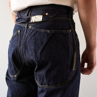 Kapital 14oz Denim Ringoman Pants, One Wash