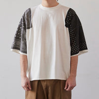 Kapital 18.5 Jersey Bandana Huge Tee, Black