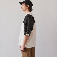 Kapital 18.5 Jersey Bandana Huge Tee, Black