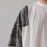Kapital 18.5 Jersey Bandana Huge Tee, Black