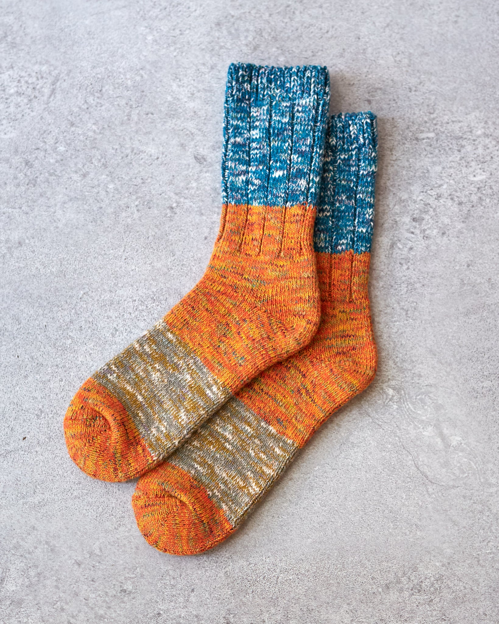 Kapital 56 Yarns Gogh Stretch Socks, Orange