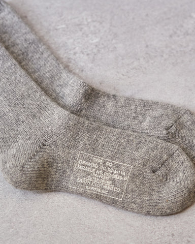 Kapital 56 Yarns Wool Military Socks, Gray