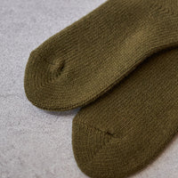 Kapital 56 Yarns Wool Military Socks, Khaki