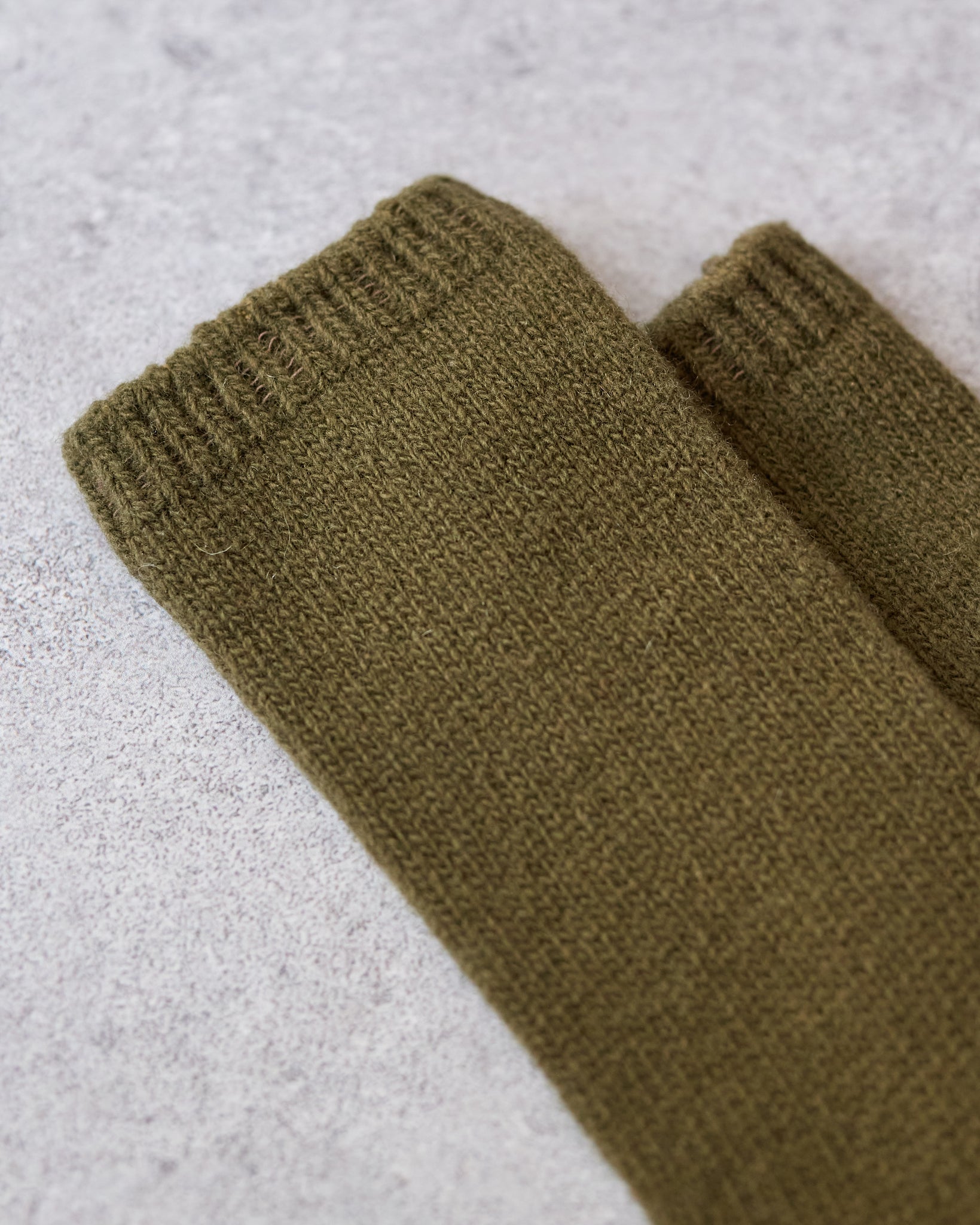 Kapital 56 Yarns Wool Military Socks, Khaki