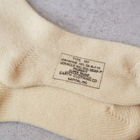 Kapital 56 Yarns Wool Military Socks, White