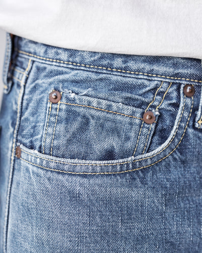 Kapital 5P Monkey Cisco Denim, Midtone