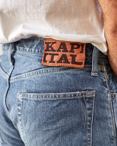 Kapital 5P Monkey Cisco Denim, Midtone