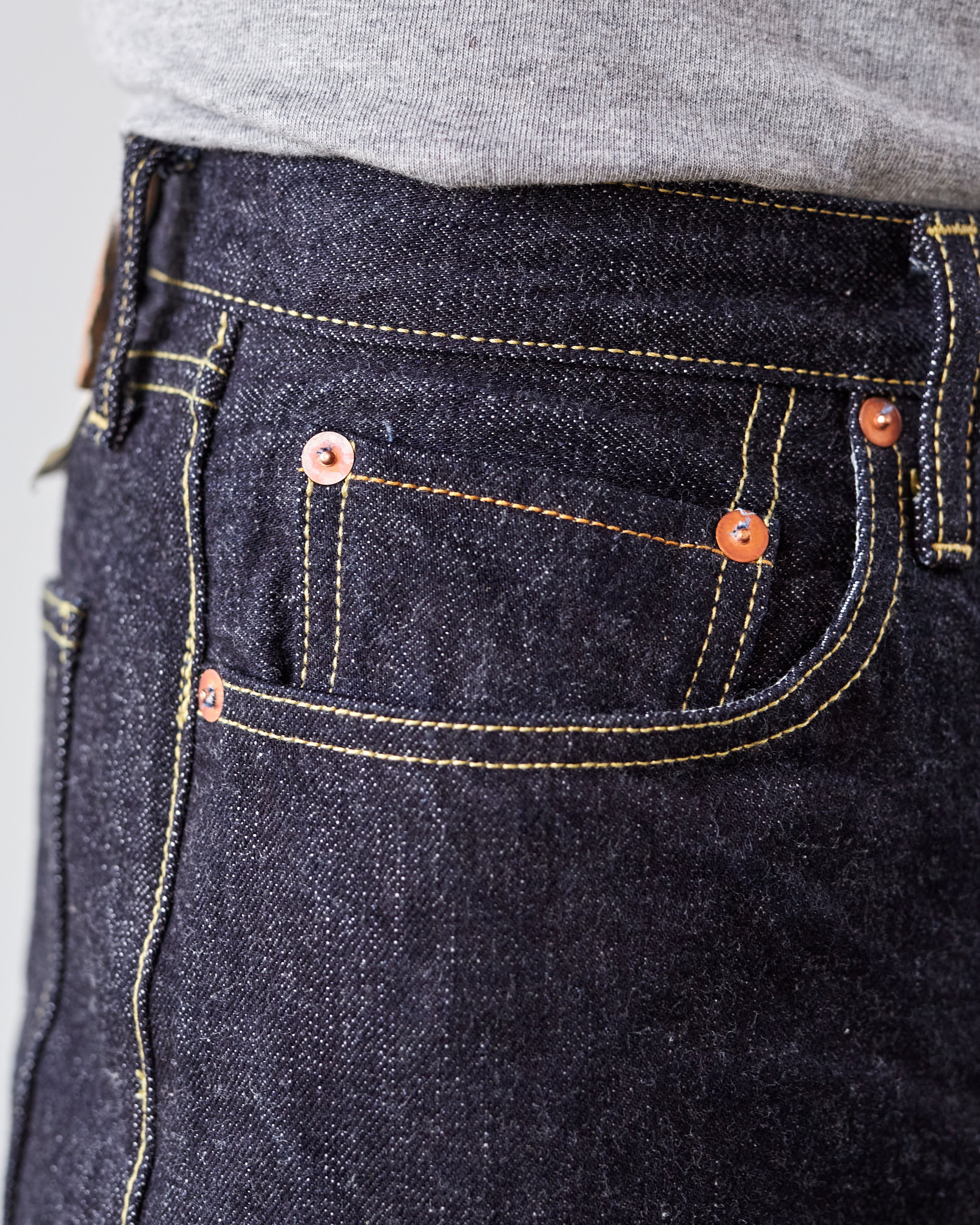 Kapital 5P Monkey Cisco Denim, One Wash – Glasswing
