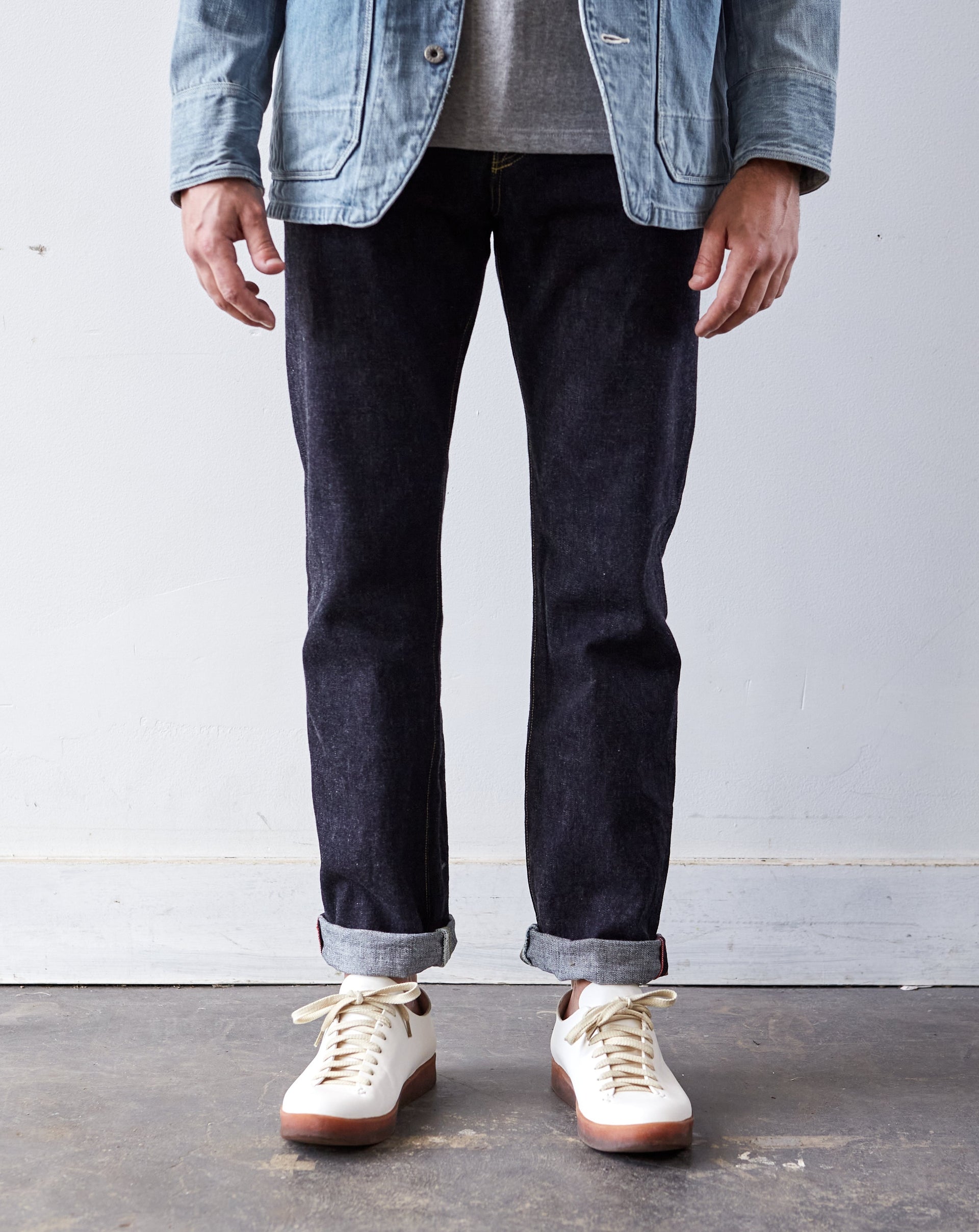 Kapital 5P Monkey Cisco Denim, One Wash – Glasswing