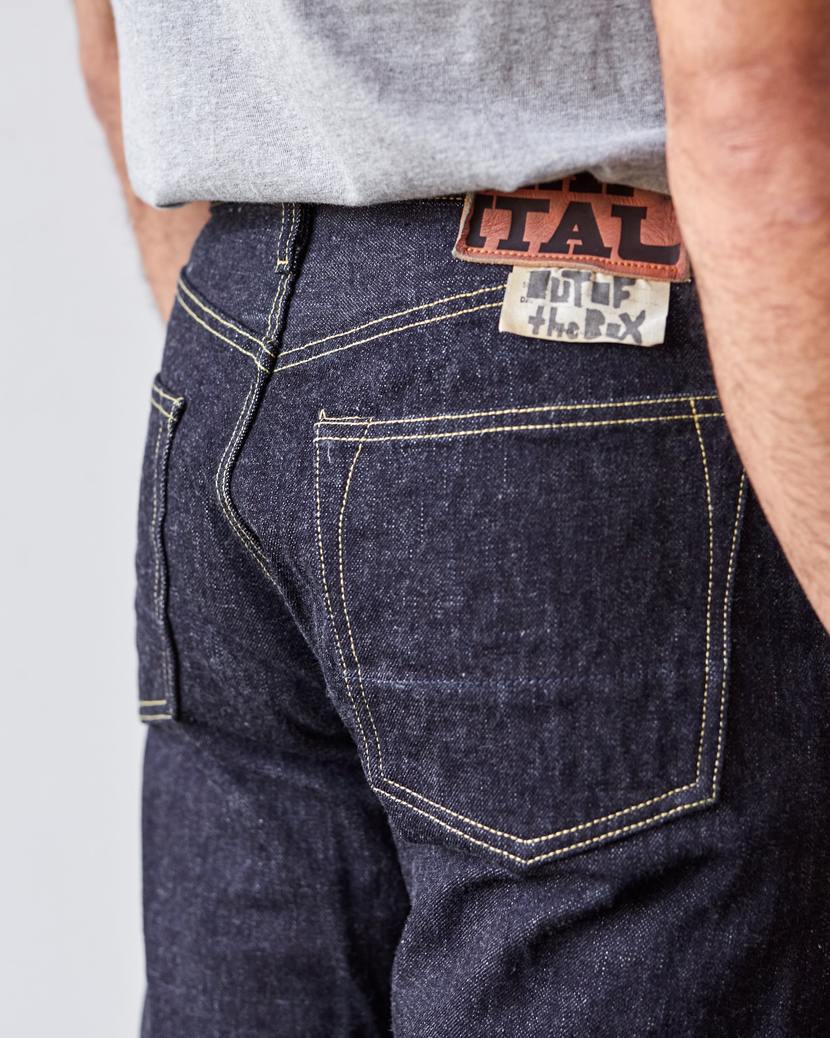 Kapital 5P Monkey Cisco Denim, One Wash – Glasswing
