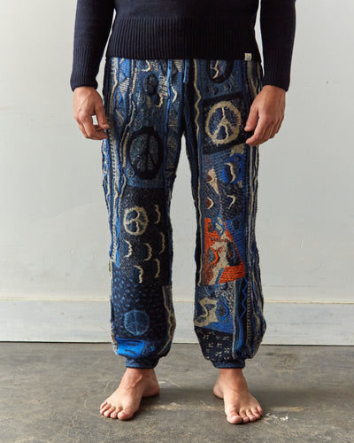 Kapital 7G Boro Gaudy Pants, Navy