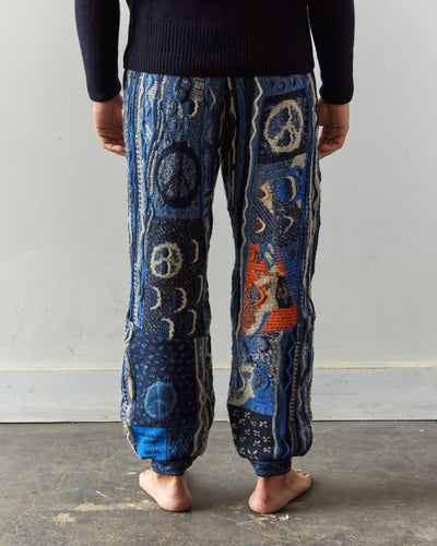 Kapital 7G Boro Gaudy Pants, Navy