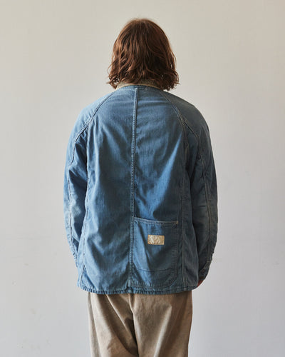 Kapital 8oz Denim Lined Cactus Coverall, Indigo Processed