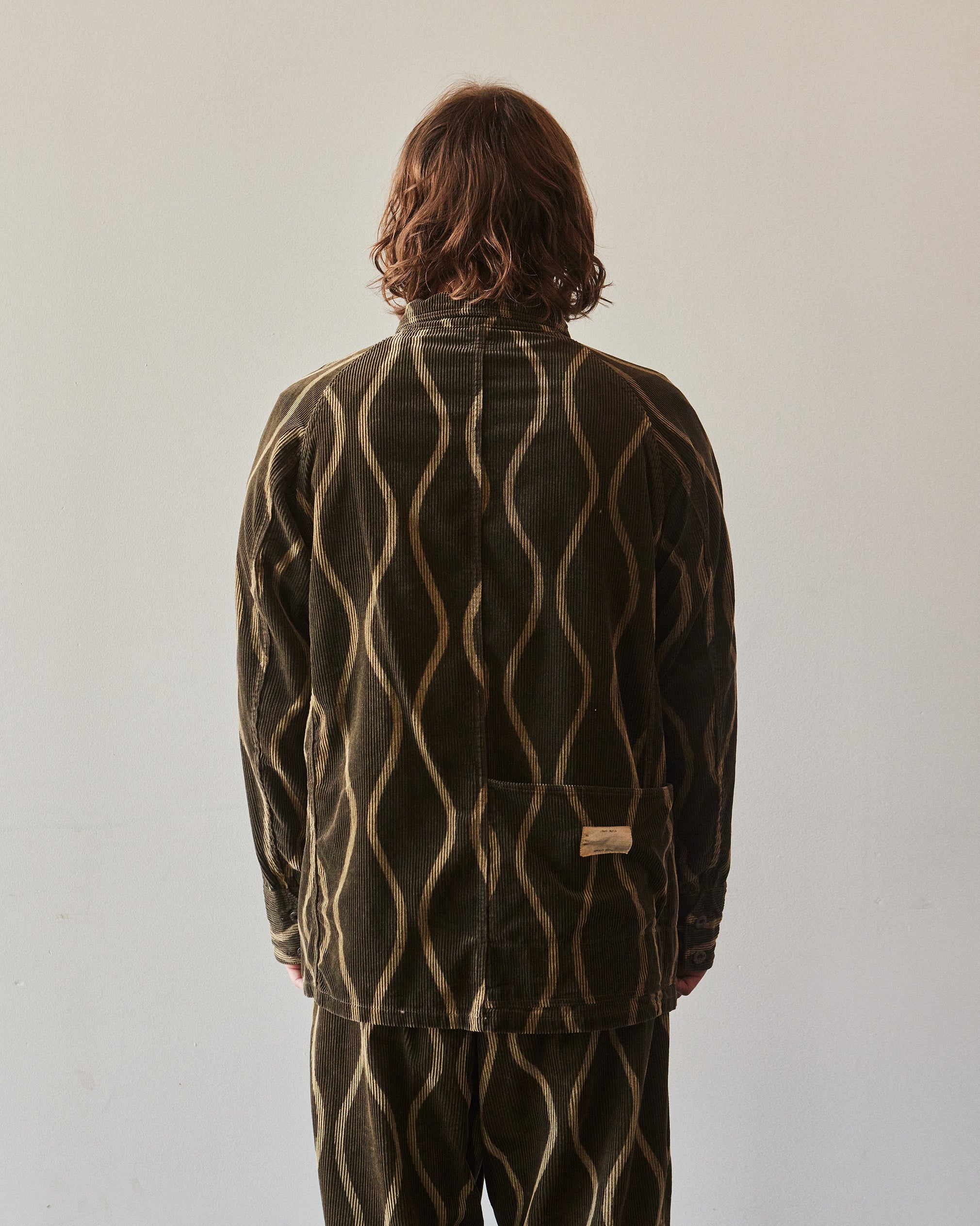 最愛 Corduroy 8w Kapital Drunk Khaki Coverall, Cactus Stripe パンツ