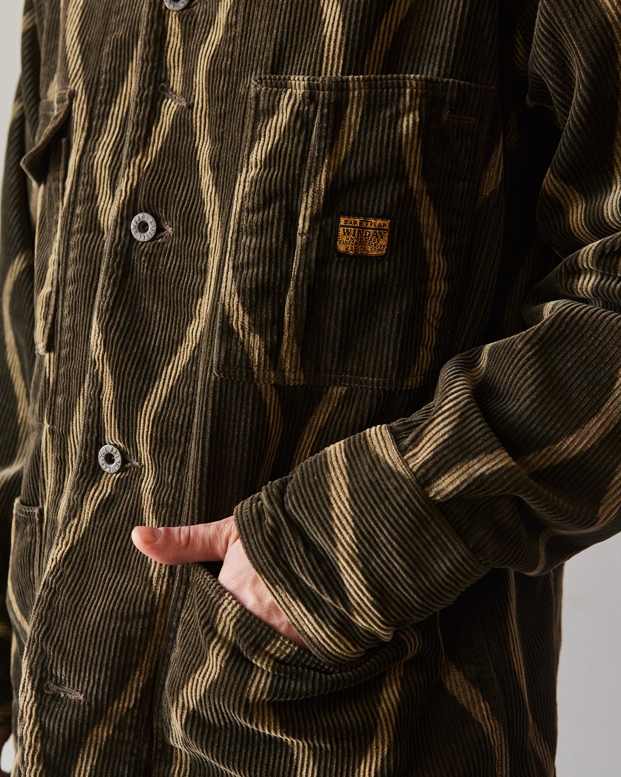 【特別送料無料！】 Corduroy 8w Kapital Drunk Khaki Coverall, Cactus Stripe パンツ