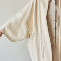 Kapital Baja Samu Cardigan, Ecru