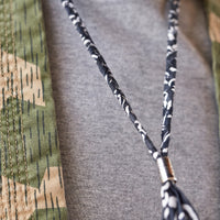 Kapital Bandana Fringe Necklace, Black