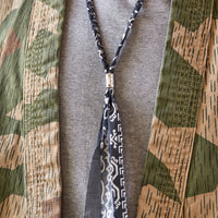 Kapital Bandana Fringe Necklace, Black