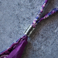 Kapital Bandana Fringe Necklace, Light Purple