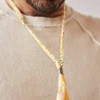 Kapital Bandana Fringe Necklace, Yellow