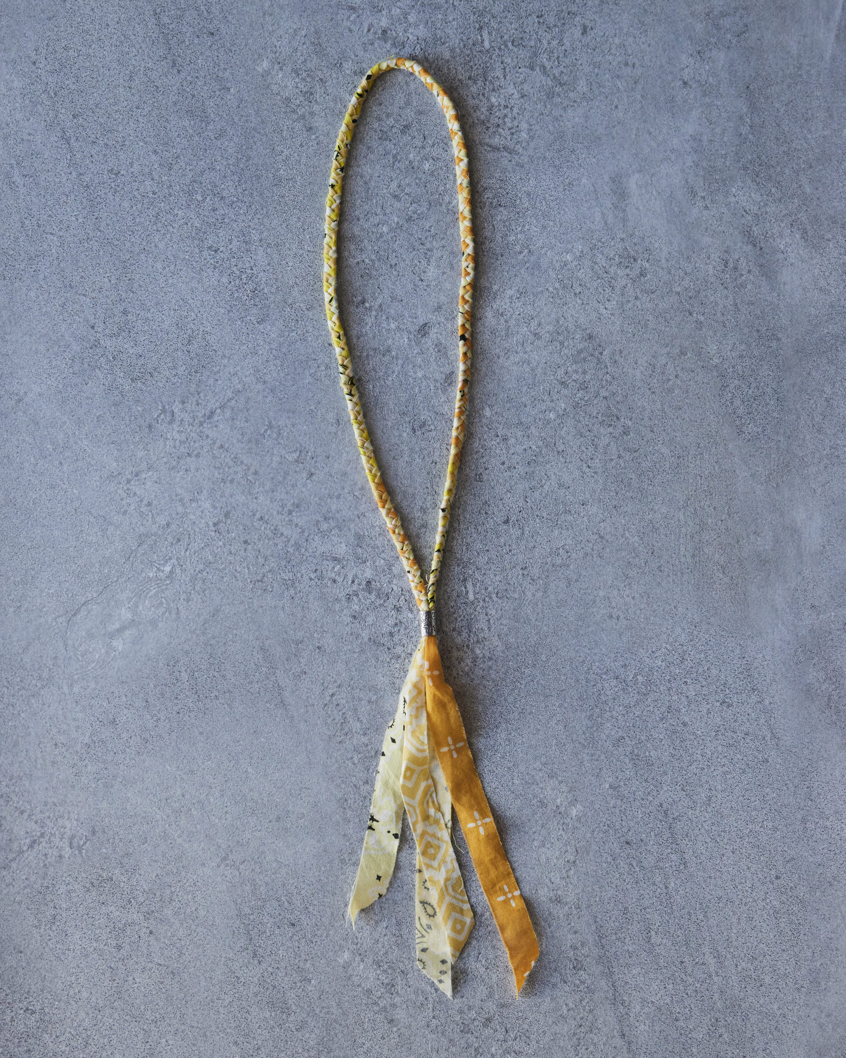 Kapital Bandana Fringe Necklace, Yellow – Glasswing