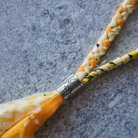 Kapital Bandana Fringe Necklace, Yellow