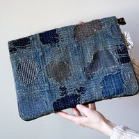 Kapital Boro Clutch Bag, Indigo