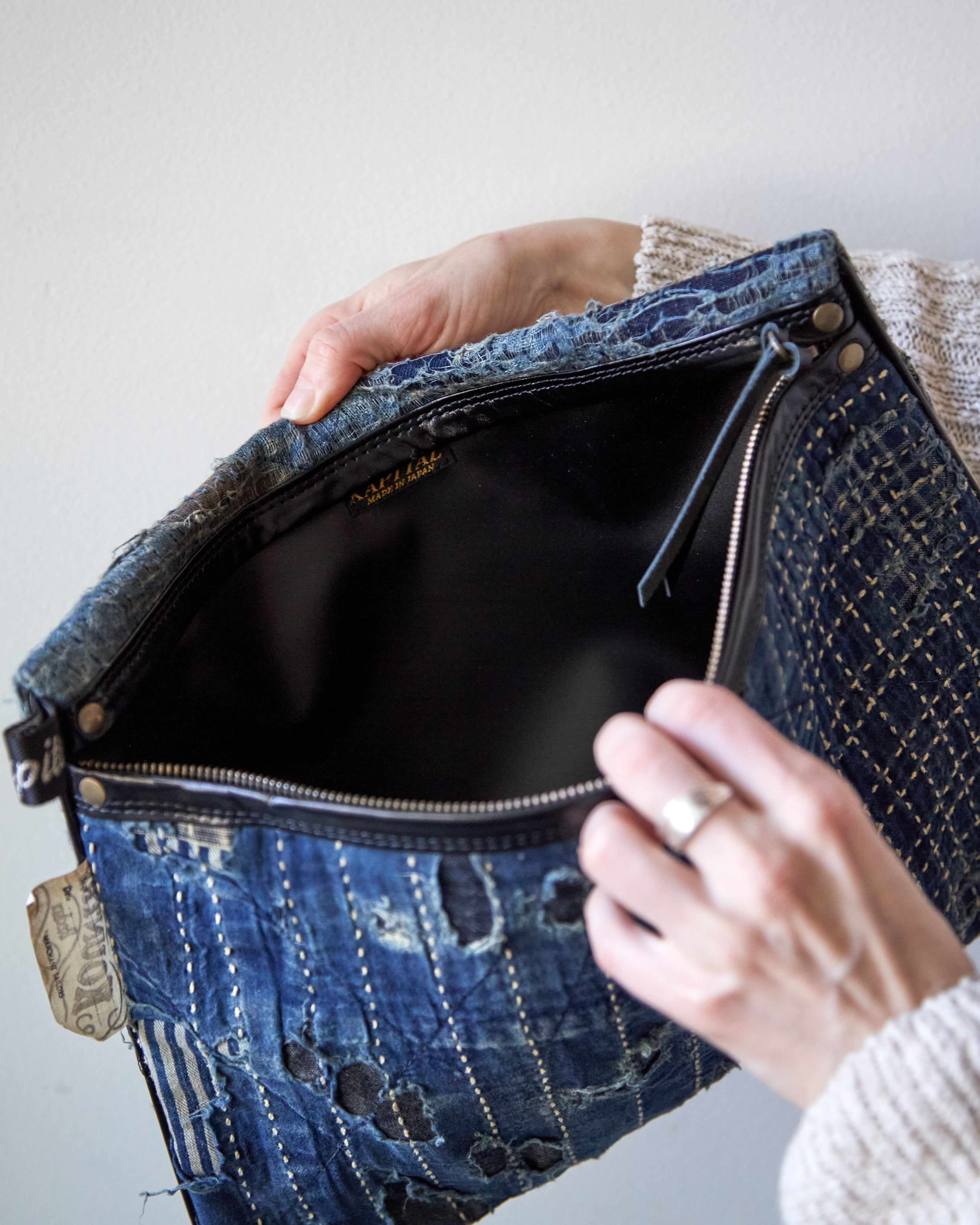 Kapital KOUNTRY 10oz INDIGO デニム BOOK BAG
