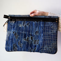 Kapital Boro Clutch Bag, Indigo